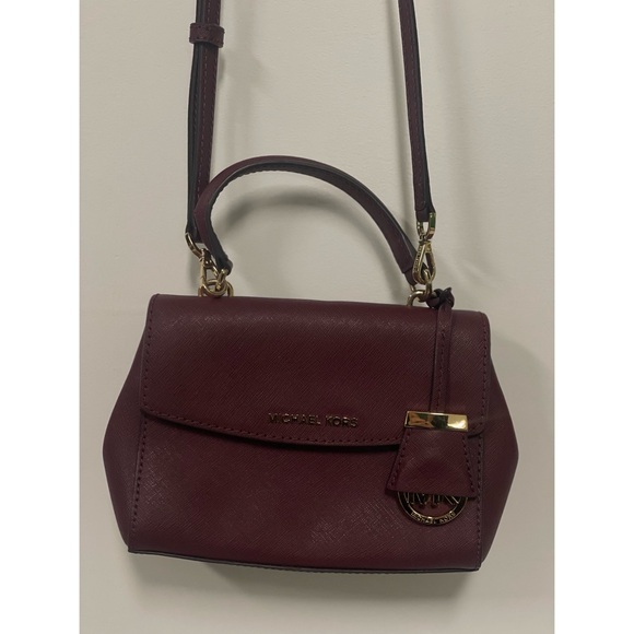 Michael Kors Ava Extra-Small Saffiano Leather Crossbody Bag - Picture 7 of 14